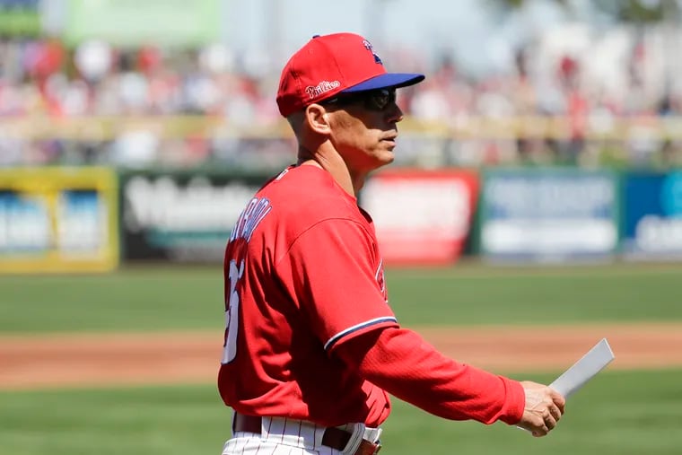 Spring training begins for Joe Girardi and the Phillies today.