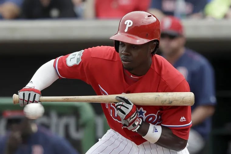 Roman Quinn offers the speed that the Phillies need.