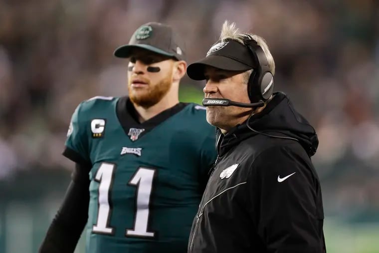 Doug Pederson, with quarterback Carson Wentz, could still salvage this season after an 0-2 start.