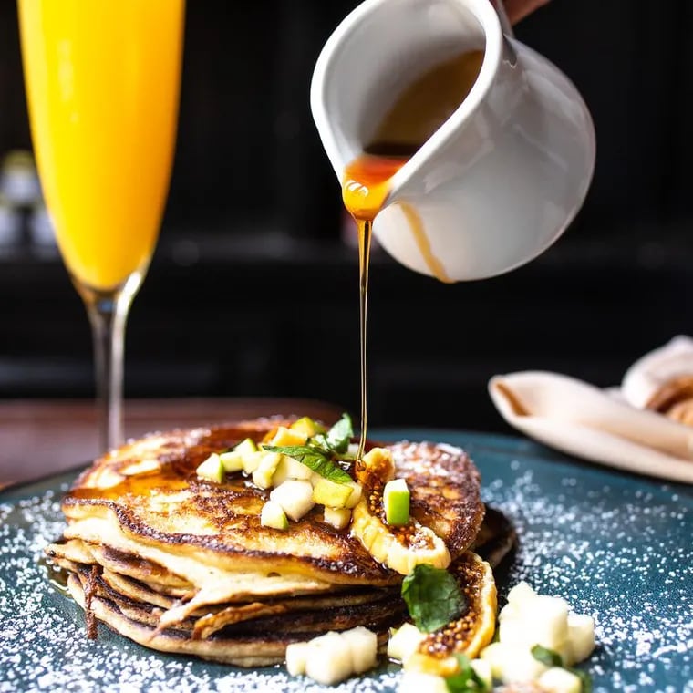 Treat Mom to sangria pancakes at Amada this Mother's Day.
