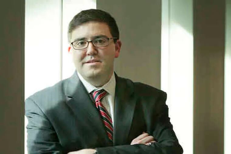 Widener law student Matthew DeNucci, 30, fears he may be competing with seasoned lawyers who have been laid off.