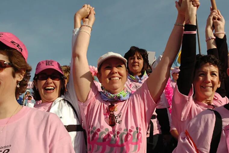 The event set a record by raising  $3.5 million for breast cancer research, treatment and education.