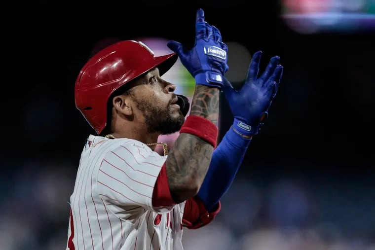 Edmundo Sosa is batting .357/.391/.667 over 42 at-bats with the Phillies since being acquired in a trade with the Cardinals.