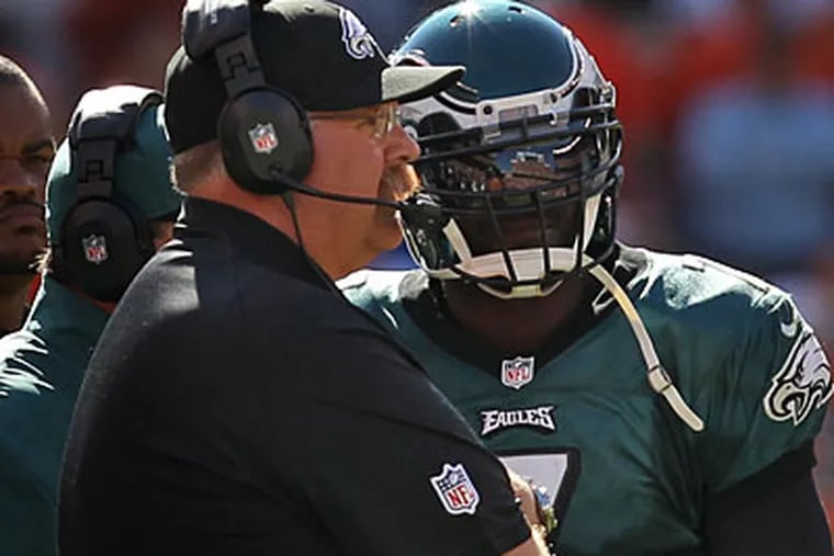 Michael Vick and the Eagles have been working on limiting turnovers in practice. (Ron Cortes/Staff Photographer)