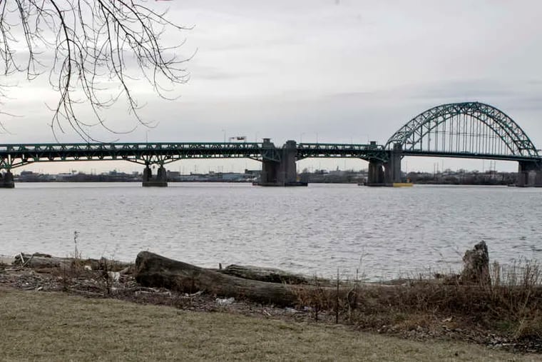 The Tacony-Palmyra Bridge was the site of a five-car crash in December that left a Camden man dead. Two men have pleaded guilty in connection with it.