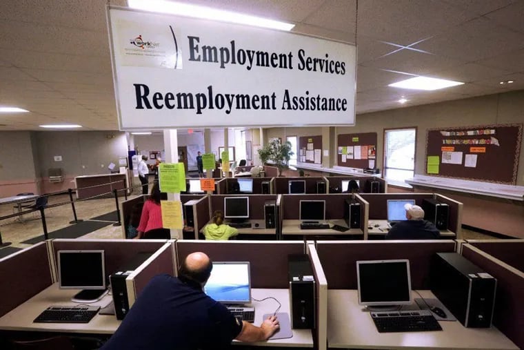 This file photo shows the Illinois Department of Employment Security office in Springfield.