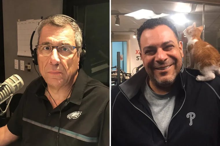The days of WIP’s Angelo Cataldi (left) being seriously challenged by The Fanatic’s Angelo Gargano (right) seem like a distant memory.