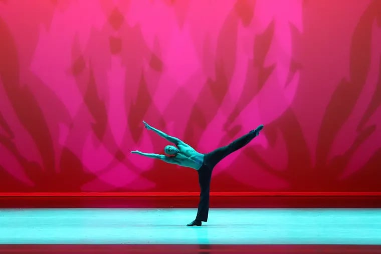 Alvin Ailey American Dance Theater dancer Jeroboam Bozeman in Ailey's "Revelations."