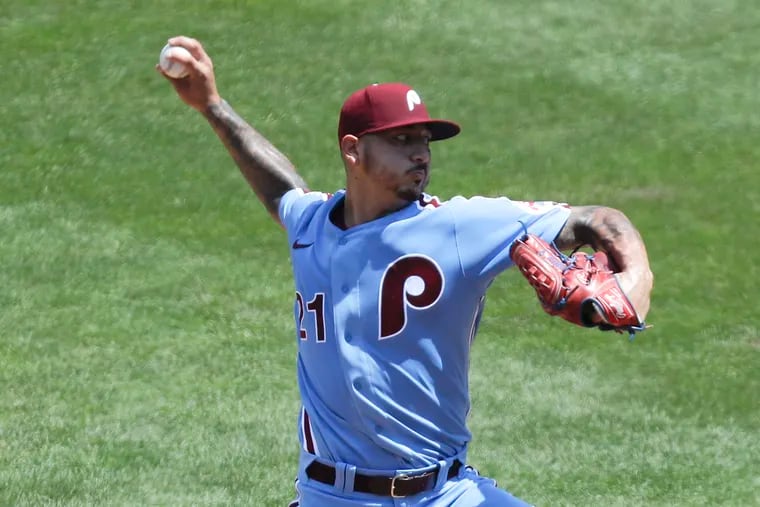 Phillies pitcher Vince Velasquez has been tendered a contract for the 2021 season.