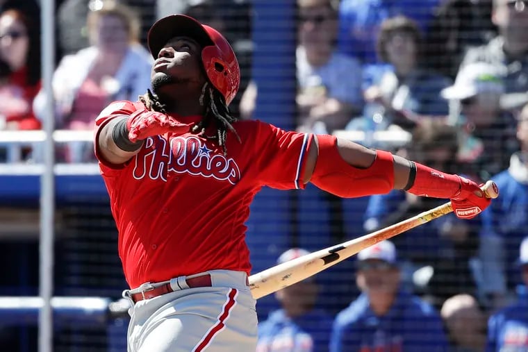 Maikel Franco will bat eighth on opening day.