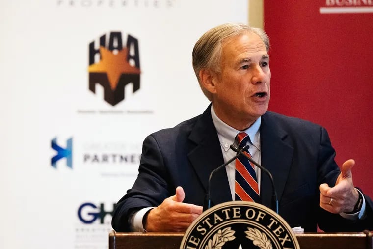 Texas Gov. Greg Abbott, shown speaking in Houston in October.