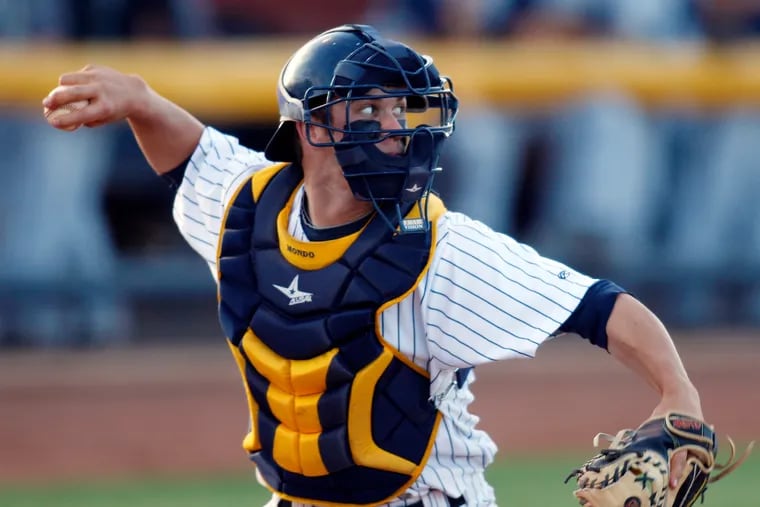 Bryce Harper played catcher while at the College of Southern Nevada, and Phillies manager Gabe Kapler once argued the star should return to that position.
