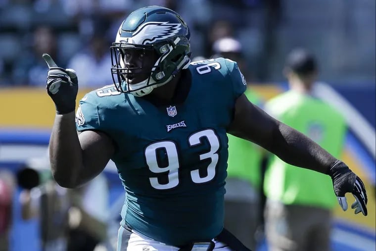 Eagles defensive tackle Timmy Jernigan missed practice Wednesday.