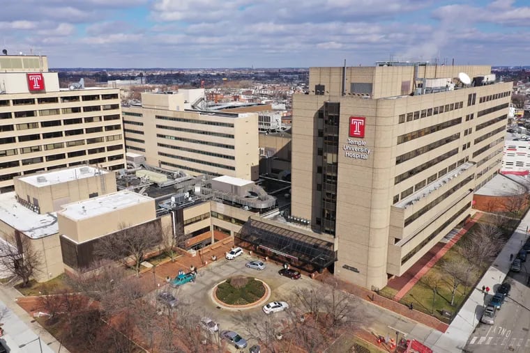 Temple University Hospital, shown in 2019, is one of 15 hospitals in the Philadelphia region that received an "A" in the latest Leapfrog Group hospital safety grades.