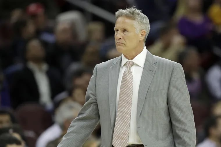 Sixers' coach Brett Brown says his 'only motive is to win.'