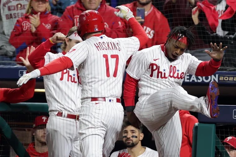Rhys Hoskins, Jean Segura and the Phillies are one win away from the World Series.