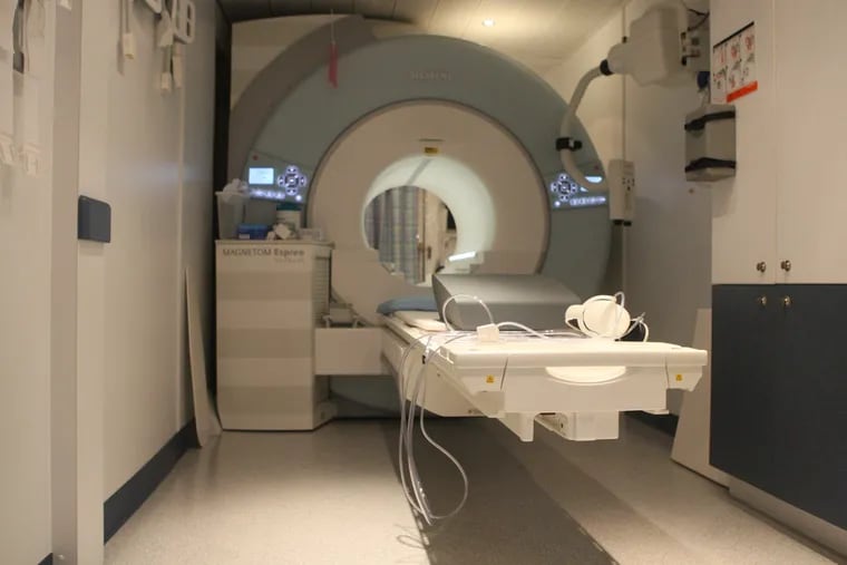 Facing a Magnetic Resonance Imaging machine can be especially anxiety inducing as patients undergo treatment. (Photo: Jonathan G. Wright)