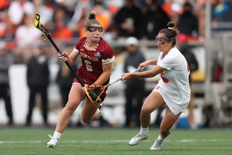 Boston College and Syracuse met in the final game of the 2021 women's lacrosse championship. The two will meet again in the semifinal rounds this year with several locals on their rosters.