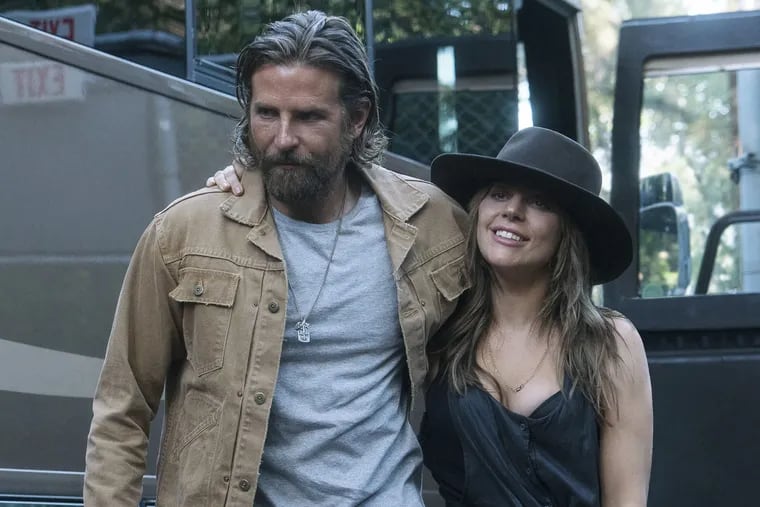 Bradley Cooper and Lady Gaga in 'A Star is Born.'