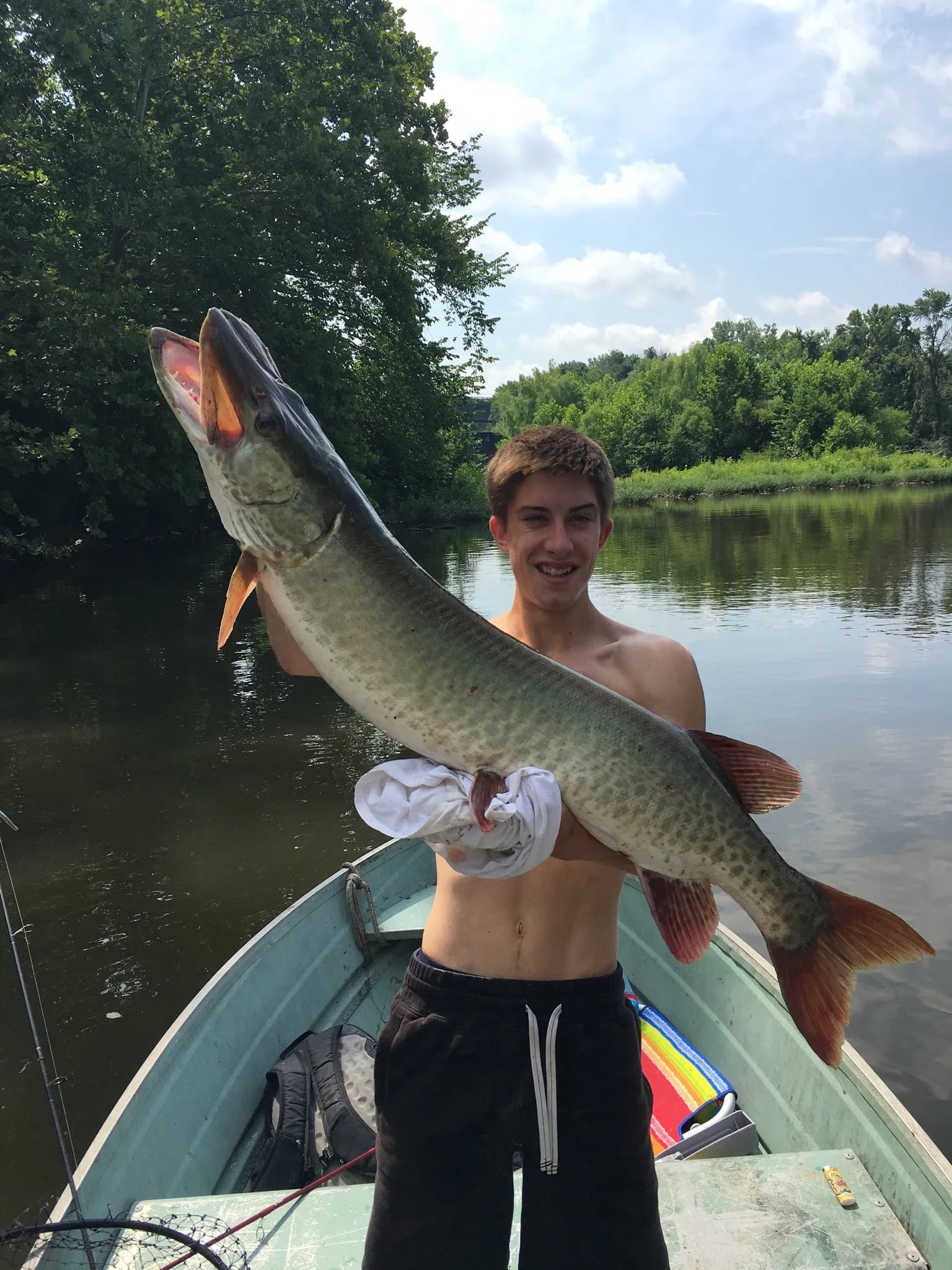 Holy muskie! King of Prussia fisherman makes surprise catch on