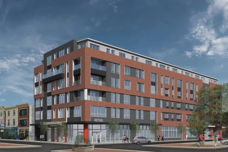 Gorman &amp; Co. and E-Z Park are developing a mid-rise building at 419 Bainbridge St., just east of Passyunk Avenue. Anchored by a Target store, it includes 50 apartments and a 149-car parking garage.
