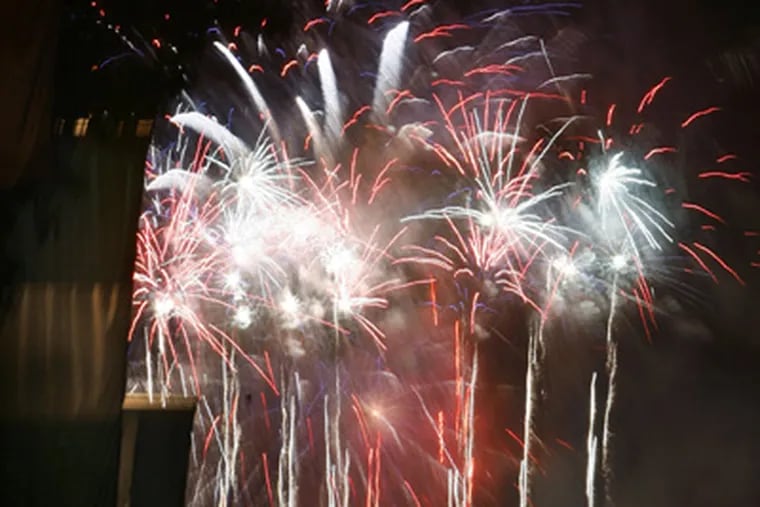 Cancel the fireworks? Chris Satullo says the creed of July 4 should be that no matter what it costs us, America should stand up for human rights. (Elizabeth Robertson / Inquirer)
