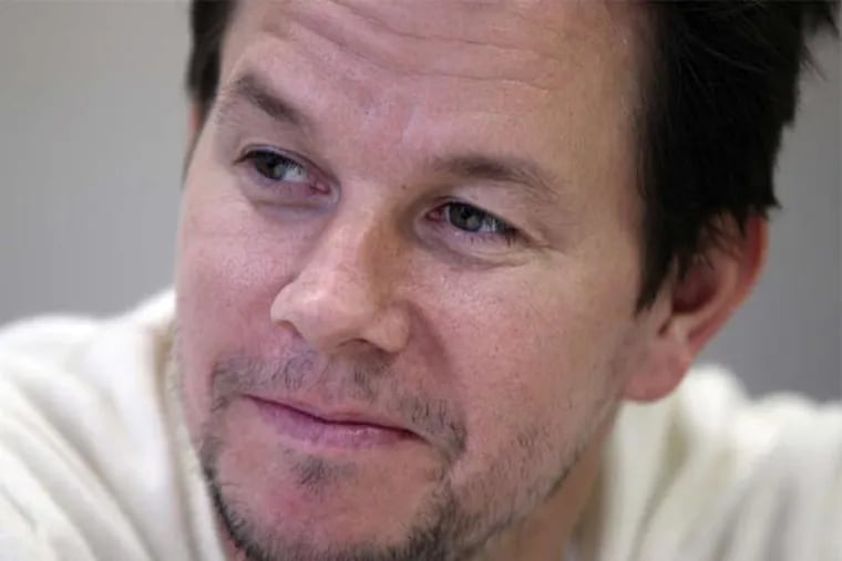 Mark Wahlberg talks about his new movie while in Center City last week. He's been in five films shot in Philly, including &quot;Invincible,&quot; about the Eagles' Vince Papale.
