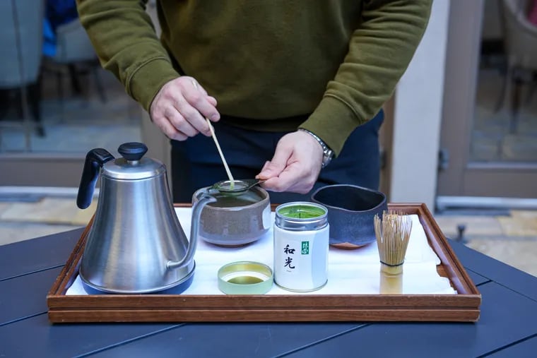 Mary Cassatt Tea Room offers speciality teas like matcha, a type of Japanese green tea.