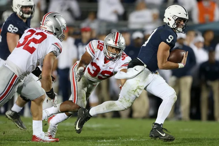 Trace McSorley rolled up 461 of Penn State's 492 yards of total offense against Ohio State, including a career-high 175 yards on the ground.