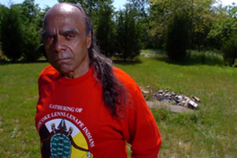 Mark &quot;Quiet Hawk&quot; Gould , chief of the Nanticoke Lenni Lenape. His mother, Marion &quot;Strong Medicine&quot; Gould, is the subject of a recent book that has increased awareness of the tribe.