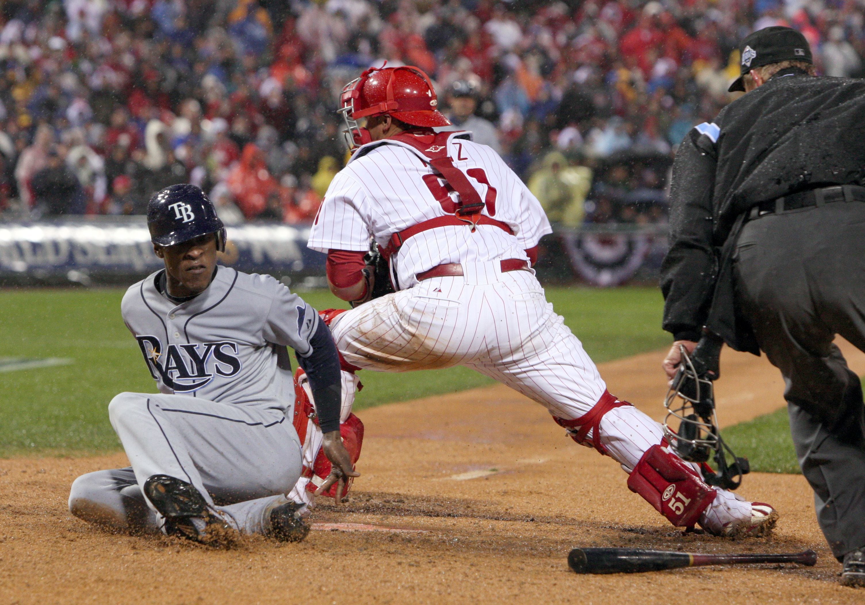 MLB postseason weather rule prompted by Phillies-Rays 2008 game
