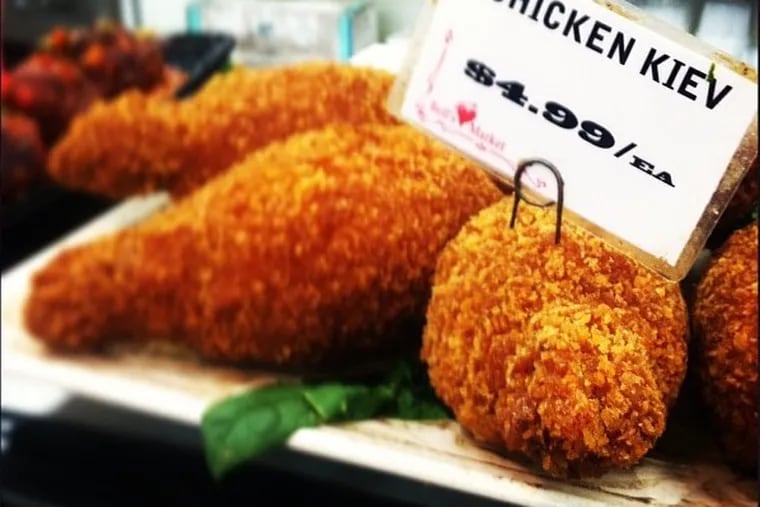 Chicken Kiev is one of the many prepared foods available from Bell's Market, a destination in Northeast Philadelphia.