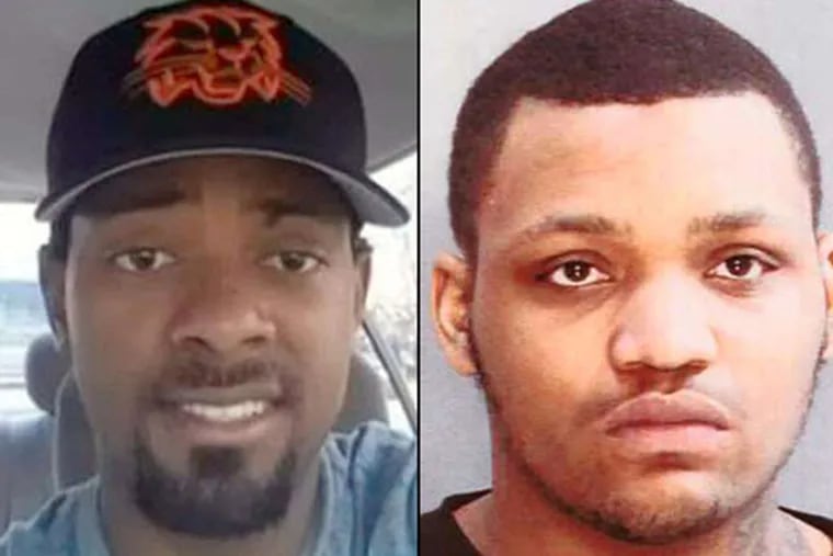 Alonzo Dilligard (right), 20, of Darby, Pa., is charged with murder in the shooting death of limo driver Mijael Rodriguez-Ramirez (left) on Jan. 3, 2015, on the 5400 block of Delancey Street.