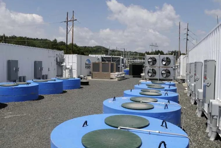 Plant in N.E. Pa. will store power in flywheels
