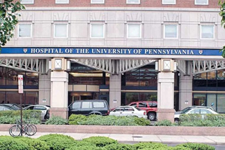The Hospital of the University of Pennsylvania.