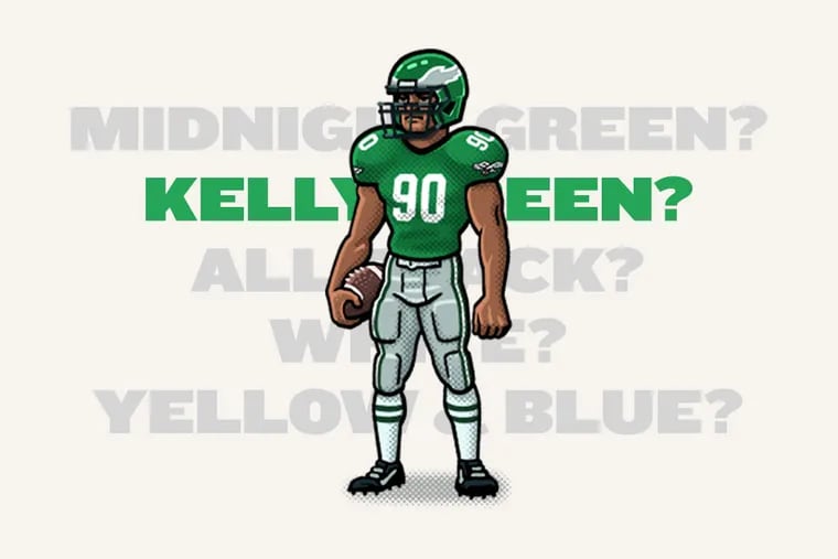 Why do the Eagles' green jerseys look so different than they did a few  years ago? - Bleeding Green Nation