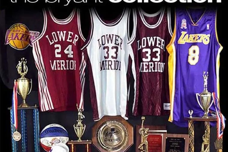 Goldin Auctions' website showcases &quot;The Bryant Collection&quot; of Kobe jerseys, trophies, more.