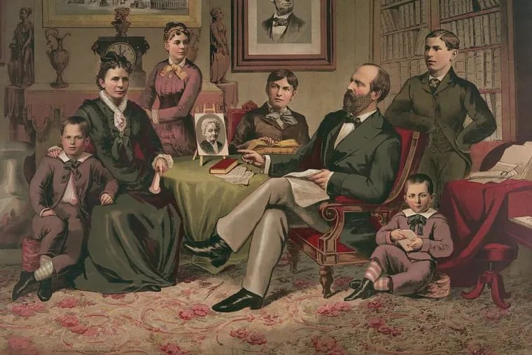 President Garfield with his family