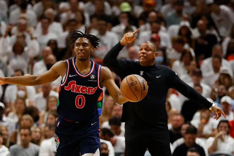 Coach Doc Rivers didn't have any answers for Tyrese Maxey and the Sixers against the Heat in their Game 1 loss.