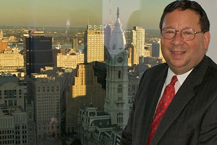 David L. Cohen, from the 35th floor of the Comcast Center. (John Costello / Staff Photographer)