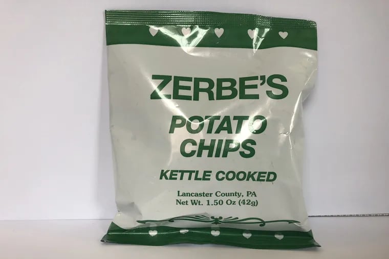 Zerbe's kettle cooked potato chips.