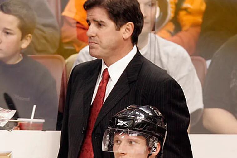 "We need to get this team dialed in right now," Flyers coach Peter Laviolette said. (David Swanson/Staff file photo)