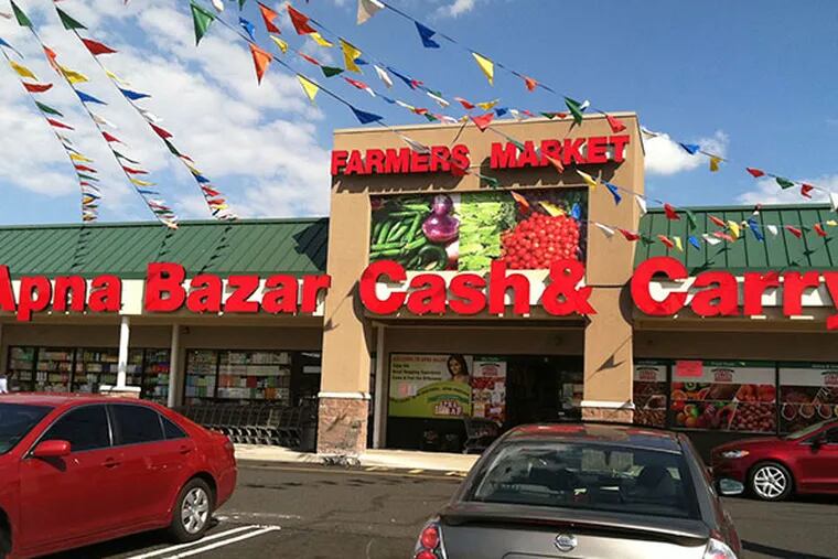 The new Apna Bazar Cash & Carry supermarket on Street Road in Bensalem opened in December 2013 and caters to the area’s growing South Asian population. Philadelphians of South Asian descent travel there to buy ingredients to make foods from their home countries. (Julie Shaw / DAILY NEWS STAFF)
