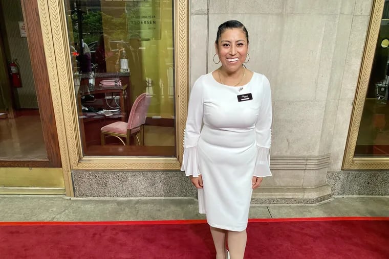 Cristina Martinez of South Philly Barbacoa and Casa Mexico on the red carpet of the 2022 James Beard Awards in Chicago on June 13, 2022.