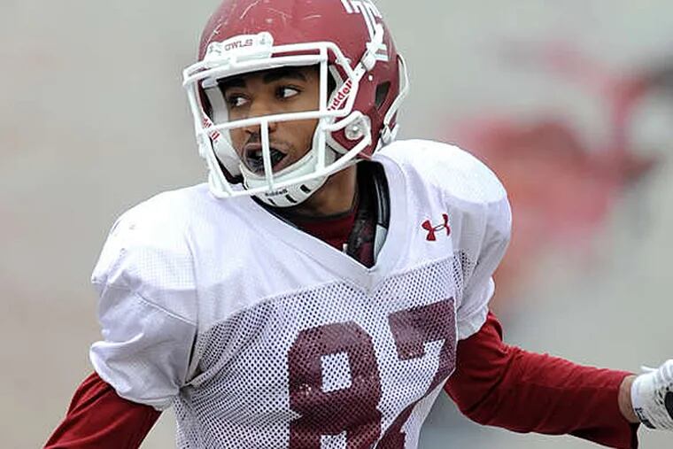 Ventell Bryant's toughness and maturity in spring practice surprised coach Matt Rhule. (Clem Murray/Staff Photographer)